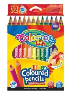   Színes ceruzakészlet 12 db-os Colorino JUMBO trio, háromszög test