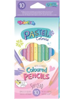Színes ceruzakészlet 10 db-os, Colorino, pasztell