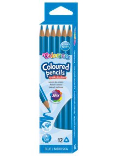 Színes ceruza, Colorino, háromszög test, világoskék