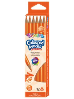 Színes ceruza, Colorino, háromszög test, narancs