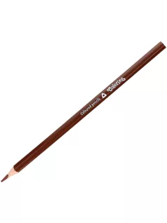 Színes ceruza, Colorino, háromszög test, barna