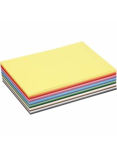 Színes karton, A/5, 180g, 20 szín, 60 lap/cs