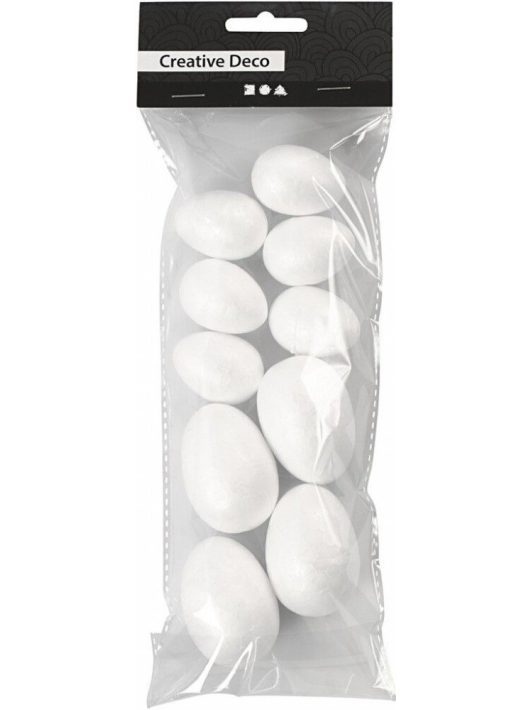 Tojások, hungarocell, 10 db/csomag, 3,5 és 4,8cm-es