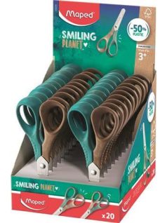 Olló, óvodai, 12 cm, Maped Smiling Planet Vivo, FSC