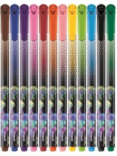   Filctoll készlet 12 db-os, 0,8 mm, kimosható, Maped Deepsea Paradise