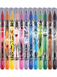   Filctoll készlet 12 db-os, 2,8 mm, kimosható, Maped Color Peps Monster