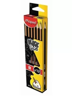 Grafitceruza B, Maped Black Peps, háromszögletű