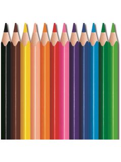   Színes ceruzakészlet 12 db-os, Maped Mini Color Peps Strong, háromszög test