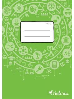 Victoria tűzött füzet A/5, 32 lap sima