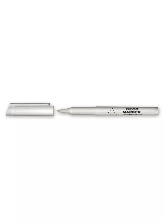 Dekormarker, 1 mm, kúpos, GRANIT M850, fehér