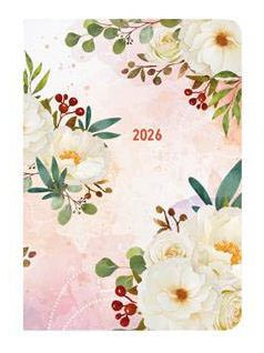   Toptimer határidőnapló, B/6, heti tervező, 2026, Joy, tearózsa