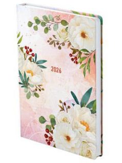   Toptimer határidőnapló, B/6, heti tervező, 2026, Joy, tearózsa