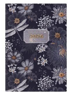   Toptimer határidőnapló, A/5, heti tervező, 2026, Joy, szitakötő