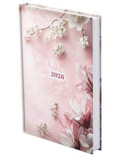   Toptimer határidőnapló, A/5, heti tervező, 2026, Joy, fátyolvirág