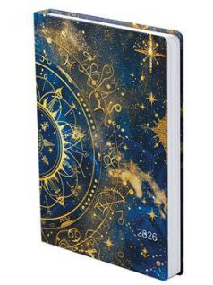   Toptimer határidőnapló, B/6, napi tervező, 2026, Joy, horoszkóp