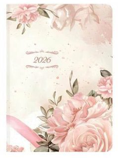   Toptimer határidőnapló, B/6, napi tervező, 2026, Joy, rózsaszín