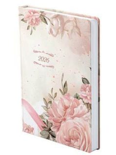   Toptimer határidőnapló, B/6, napi tervező, 2026, Joy, rózsaszín