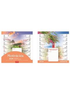   Toptimer mágneses, kétheti tervezőnaptár, 22x22cm, 2026, Motivációs