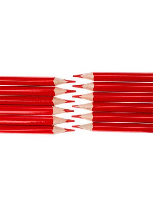 Színes ceruza, Nebulo, háromszög test, piros
