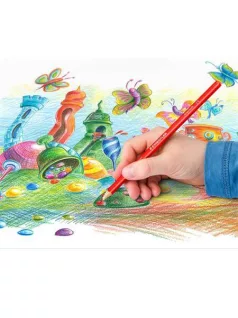   Színes ceruzakészlet 12 db-os, Staedtler Ergo Soft 157, háromszög test
