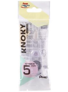 Hibajavító utántöltő kazetta, 5 mm x 6 m, PENTEL Knoky