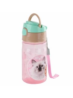 Cleo and Frank kulacs, CF45, 330 ml, cicás, fehér cica