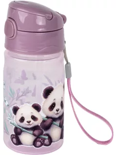 Pandás kulacs, 330 ml, PA11, két panda