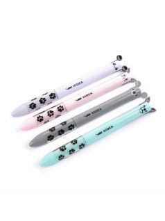   Állatos golyóstoll, duo, 2 színű (zöld és kék), 1 db, többféle