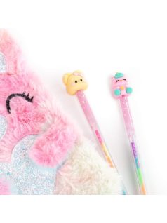 Illatos szivárványos toll figurával, Kidea, többféle