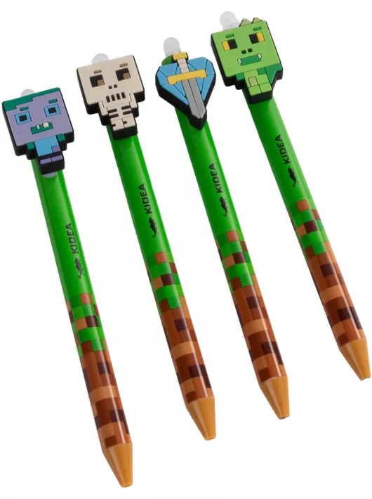 Radírozható zseléstoll, Minecraft mintás, Kidea, DWAUHKAD