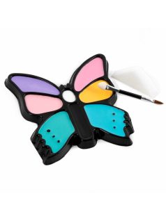   Arcfesték, tégelyes, 8 db-os, pillangó formájú tartóban, Kidea