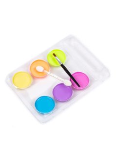   Arcfesték, tégelyes, 8 db-os, pasztell, lányos színek, Kidea