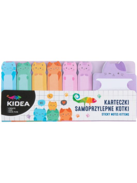 Cicás jegyzettömb-, jelölőcímke készlet, 7 db-os, Kidea