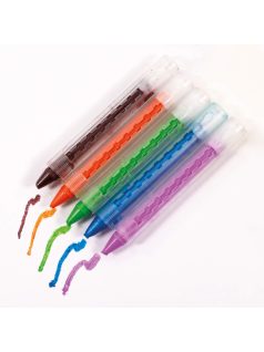   Arcfestő krétakészlet, 12 db-os, kitekerhető krétákkal, Kidea