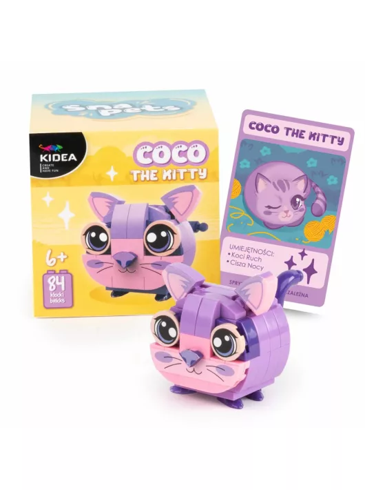Snapets építőkocka készlet, Coco, a cica