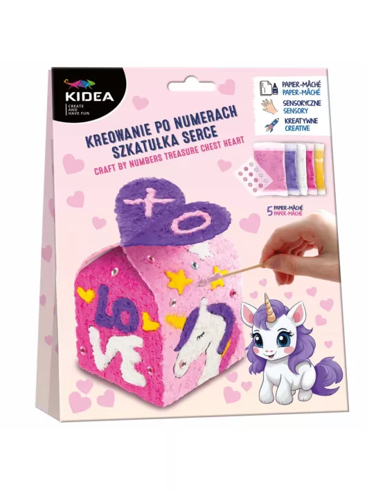 Dekorálható ajándékdoboz, Love, Kidea