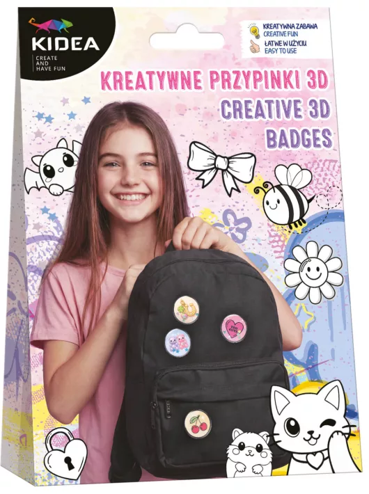 Kitűzőkészítő készlet, Kidea