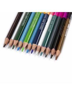   Színes ceruzakészlet 24/48, DUO (kétvégű), Kidea, háromszög test