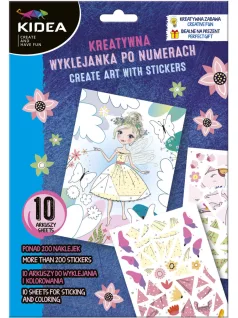   Matricás képalkotó mozaik szett, tündérek és hercegnők, Kidea