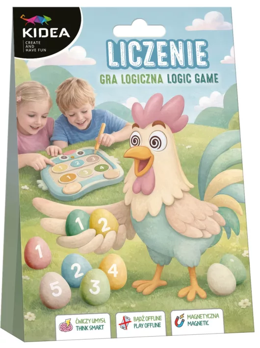 Mágneses számolós oktató játék, Kidea