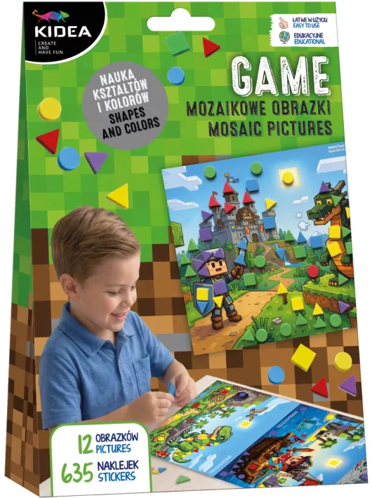 Mozaikos készlet, game, Kidea