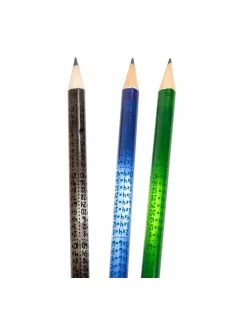  Mágikus szorzótáblás grafitceruza radírral, 3 db/szett, Kidea