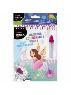   Festés vízzel, tündérek, Kidea mágikus színező, 15x19cm