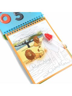   Festés vízzel, vadállatok, Kidea mágikus színező, 15x19cm