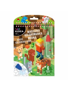   Festés vízzel, game, Minecraft mintás, Kidea mágikus színező, 15x19cm, 2024