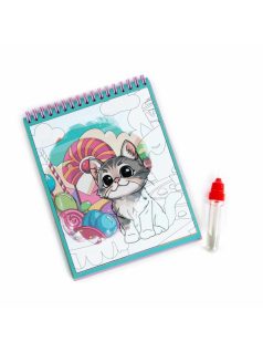 Festés vízzel, cicák, Kidea mágikus színező, Kidea