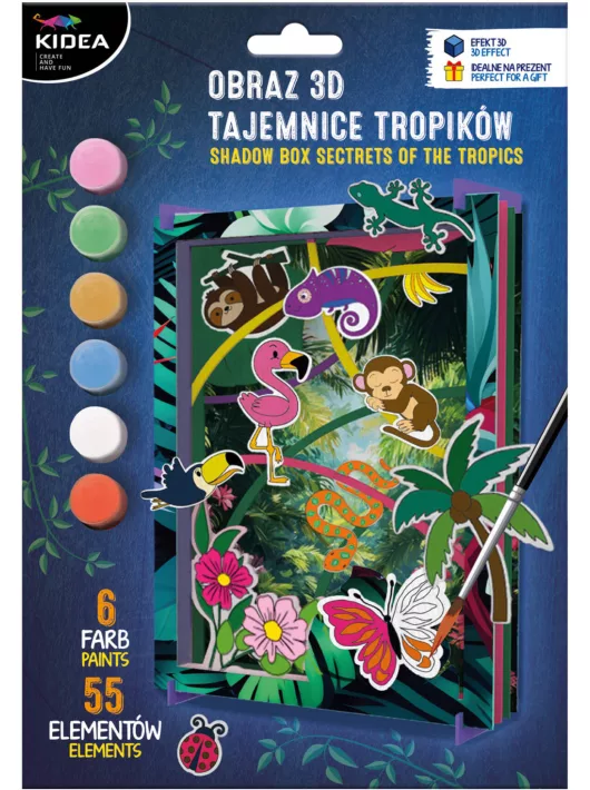 3D képalkotó szett, Kidea, dzsungel