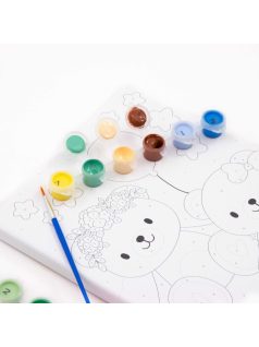 Festés számok szerint gyerekeknek, macis, Kidea