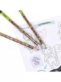   Minecraft mintás grafitceruza radírral, HB, háromszög test, 1 db, Kidea