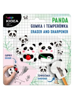 Pandás radír és hegyező, Kidea